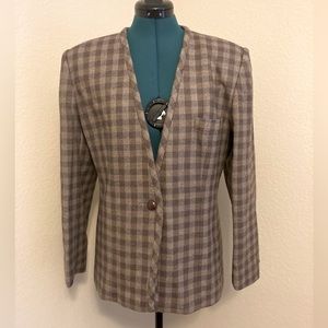 Anne Klein Wool and Cashmere Blazer